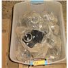 Image 1 : Contents of Tub: Black Plastic PVC Fittings for Water Trough Lines