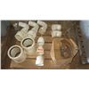 Image 1 : Contents of Pallet: Large White PVC Fittings, Approx. Qty 10