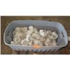 Image 1 : Contents of Tub: White PVC Elbows