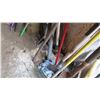 Image 6 : Large Lot of Rakes, Pitchforks, Shovels, Spade, Brooms, etc.
