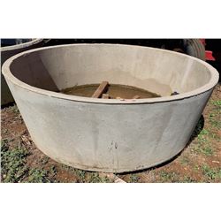 Concrete Water Trough, Approx. 6' Dia, 27" Height