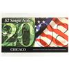 Image 2 : 2003-A CHICAGO $2 SINGLE NOTE SERIAL NUMBER STARTS