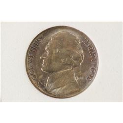1940-D JEFFERSON NICKEL BRILLIANT UNC