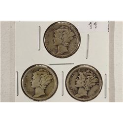 1935-P/D/S MERCURY DIMES