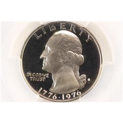 1976-S WASHINGTON QUARTER PCGS PR69 DCAM