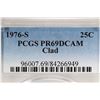 Image 3 : 1976-S WASHINGTON QUARTER PCGS PR69 DCAM