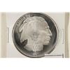 Image 1 : 1 TROY OZ .999 FINE SILVER ROUND INDIAN / BUFFALO
