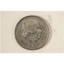 1947 MEXICO SILVER 1 PESO .2250 OZ. ASW