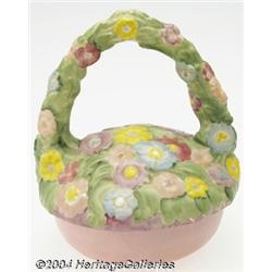 Fulper: AN AMERICAN POTTERY COVERED DISH (Fulper)