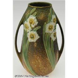 Roseville: A JONQUIL AMERICAN POTTERY VASE (Roseville)