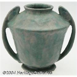 Sevres: AN AMERICAN CARNELIAN II POTTERY VASE