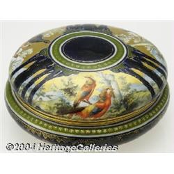 Sevres: AN ART NOUVEAU PORCELAIN COVERED DISH (Sevres)