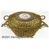Image 1 : Sevres: A FRENCH BRONZE AND PORCELAIN BASKET (Sevres)