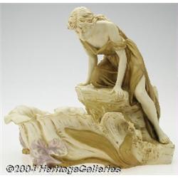 Royal Dux: A CONTINENTAL PORCELAIN STATUE (Royal Dux)