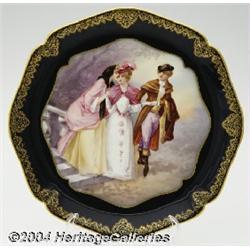 Limoges: A FRENCH PORCELAIN PLATE (Limoges)
