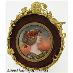 Limoges: AN ENAMEL ON COPPER PLAQUE (Limoges)