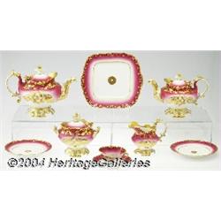 Royal Bonn: A FORTY-PIECE FRENCH PORCELAIN TEA AND DESSERT SET (Old Paris)