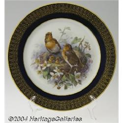 Meissen: A GERMAN PORCELAIN PLATE (Meissen)
