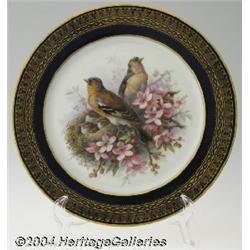 Meissen: A GERMAN PORCELAIN PLATE (Meissen)