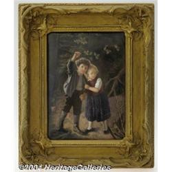 A GERMAN PORCELAIN PLAQUE (KPM)