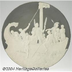 Wedgwood: A GERMAN PORCELAIN CHARGER (Mettlach)