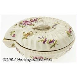 Emile Galle: A FAIENCE EARTHENWARE COVERED DISH (Emile Galle)