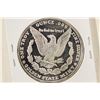 Image 2 : 1 TROY OZ .999 FINE SILVER PROOF ROUND MORGAN