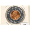 Image 1 : 1991 ENCASED LINCOLN CENT AUGUST 18TH, 1991