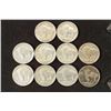 Image 2 : 10 ASSORTED FULL DATE 1930'S BUFFALO NICKELS