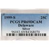 Image 3 : 1999-S SILVER DELAWARE QUARTER PCGS PR69 DCAM