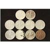 Image 2 : 10 ASSORTED SILVER ROOSEVELT DIMES