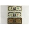 Image 1 : 1928-D,53 & 1976 $2 BILLS, 28-D RED SEAL US NOTE,