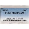 Image 3 : 1985-S KENNEDY HALF DOLLAR PCGS PR69 DCAM