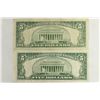 Image 2 : 1950-A $5 FRN AND 1963 $5 US NOTE GREEN & RED SEAL