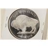 Image 2 : 1 TROY OZ .999 FINE SILVER PROOF ROUND INDIAN