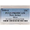 Image 3 : 1999-S SILVER NEW JERSEY QUARTER PCGS PR69 DCAM
