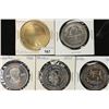 Image 1 : 5-ASSORTED CANADA TRADE DOLLARS UNC 1967