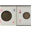 Image 1 : 1861 & 1938 NEWFOUNDLAND PENNIES