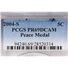 Image 3 : 2004-S JEFFERSON PEACE MEDAL NICKEL PCGS PR69 DCAM