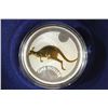 Image 1 : 2006 AUSTRALIA $1 SILVER SELECTIVELY GOLD PLATED