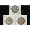 Image 1 : 1953-D,59 & 62 FRANKLIN HALF DOLLARS