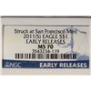 Image 3 : 2011 (S) AMERICAN SILVER EAGLE NGC MS70