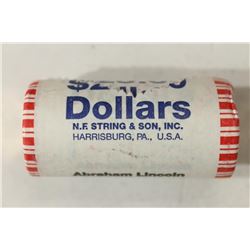 $25 ROLL OF 2010 ABRAHAM LINCOLN PRESIDENTIAL $'S