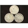 Image 2 : 1941,42-S & 43-D WALKING LIBERTY HALF DOLLARS