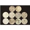 Image 2 : 10 ASSORTED SILVER ROOSEVELT DIMES