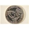 Image 2 : 1 TROY OZ .999 FINE SILVER ROUND 1986 ENGELHARD