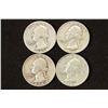 Image 1 : 1943,51-D, 54 & 64-D WASHINGTON SILVER QUARTERS