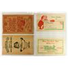 Image 2 : 4 ASSORTED 1982/83 CHRISTMAS / NEW YEARS WOODEN
