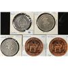 Image 1 : 5 ASSORTED CANADA TRADE DOLLARS UNC 1982