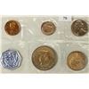 Image 1 : 1962 US SILVER PROOF SET (WITHOUT ENVELOPE) TONED